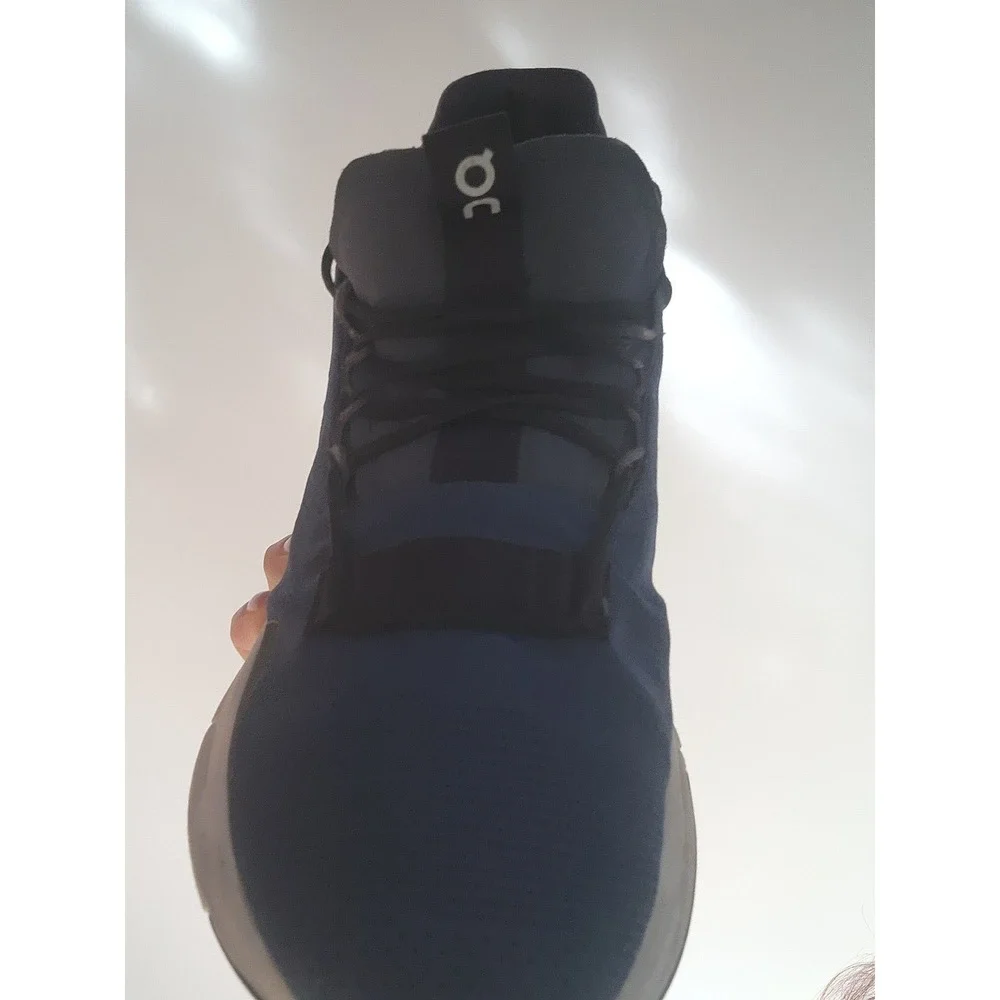 On Cloudnova Mens 9.5 Navy Blue Black Running Shoes Sneakers 26.99117